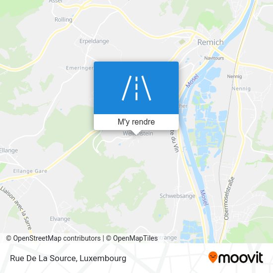 Rue De La Source plan