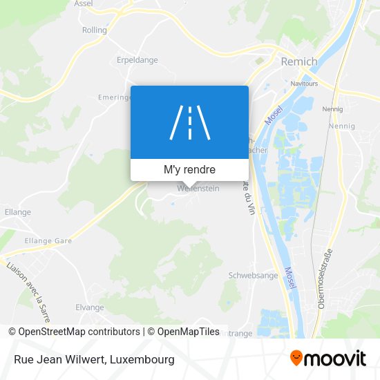 Rue Jean Wilwert plan