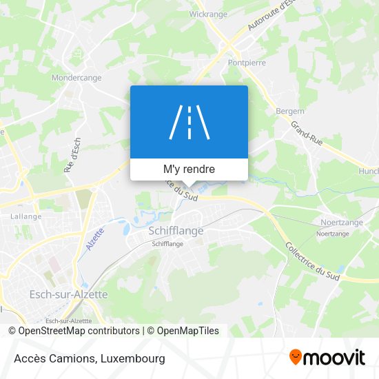 Accès Camions plan