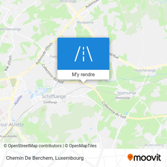Chemin De Berchem plan