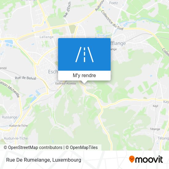 Rue De Rumelange plan