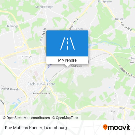 Rue Mathias Koener plan