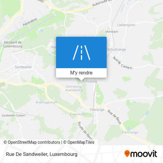 Rue De Sandweiler plan