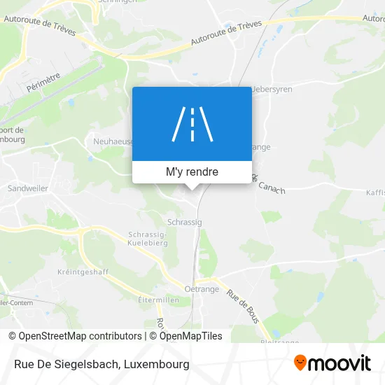 Rue De Siegelsbach plan