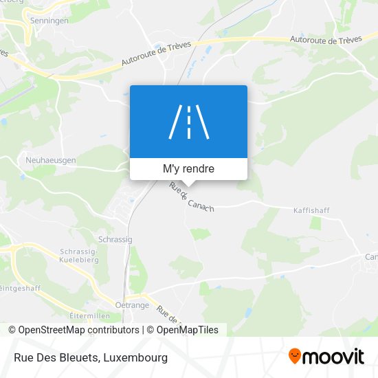Rue Des Bleuets plan