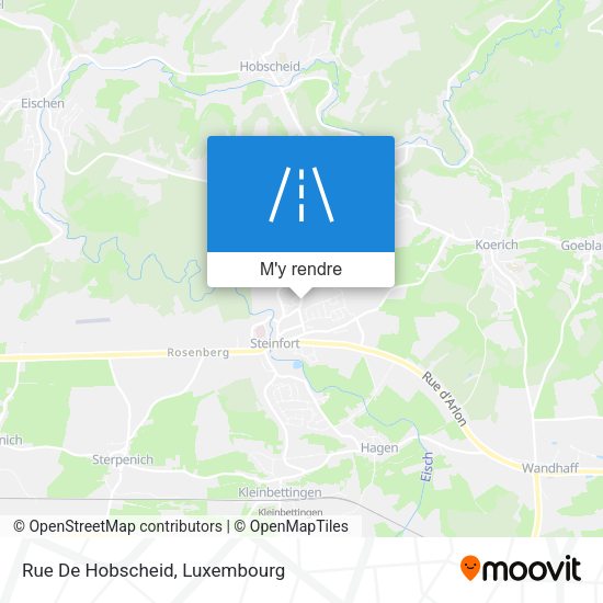 Rue De Hobscheid plan