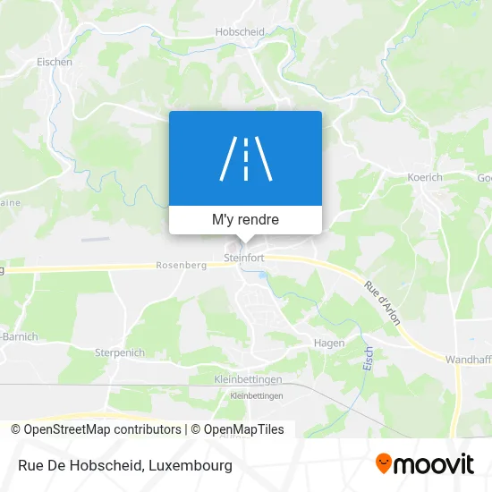 Rue De Hobscheid plan