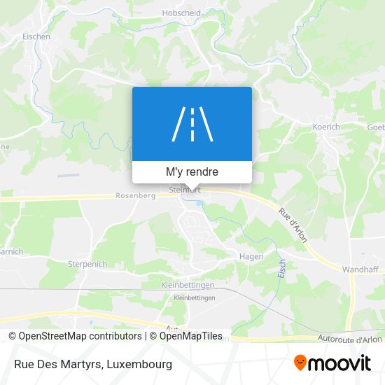 Rue Des Martyrs plan