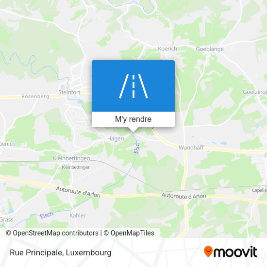 Rue Principale plan