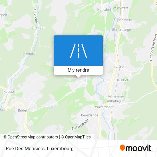 Rue Des Merisiers plan