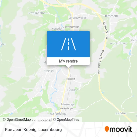 Rue Jean Koenig plan