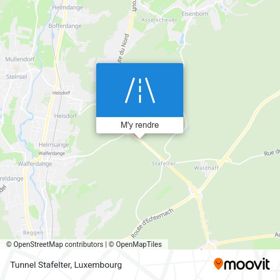 Tunnel Stafelter plan