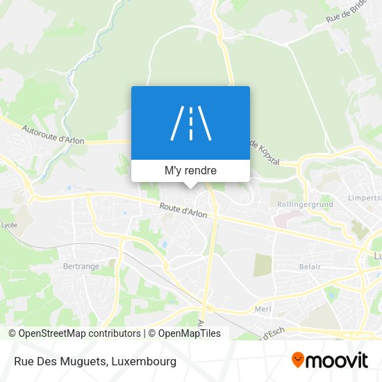 Rue Des Muguets plan