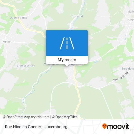 Rue Nicolas Goedert plan