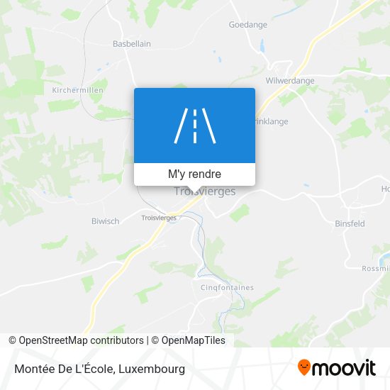 Montée De L'École plan