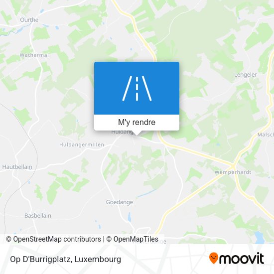 Op D'Burrigplatz plan