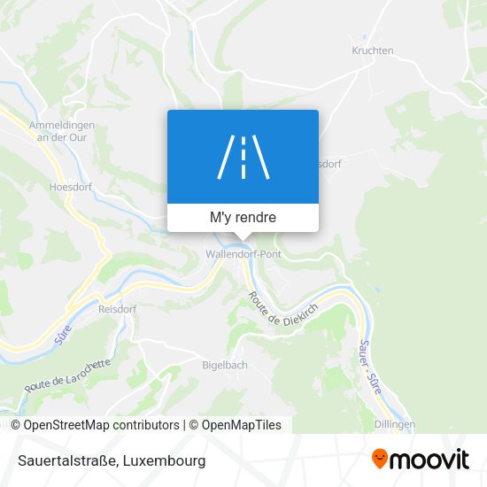 Sauertalstraße plan