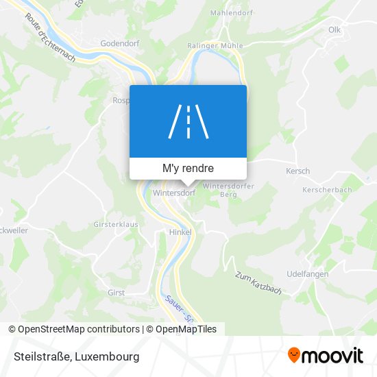 Steilstraße plan