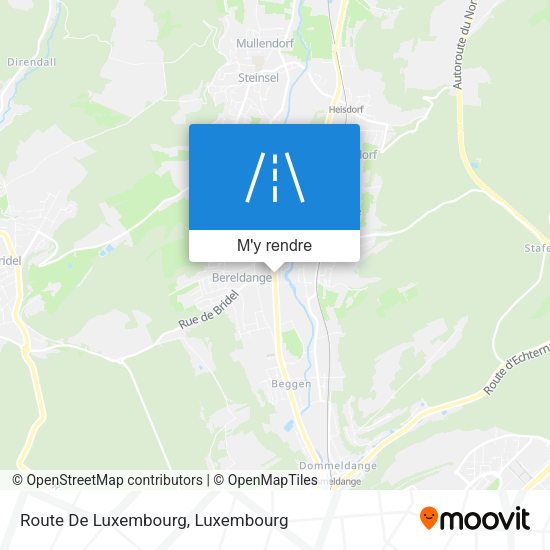 Route De Luxembourg plan