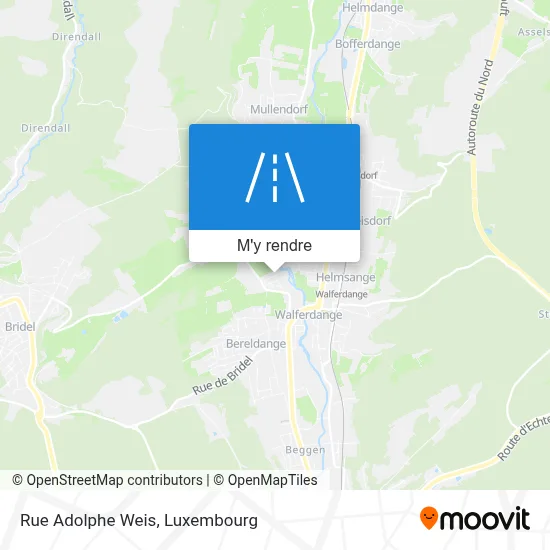Rue Adolphe Weis plan