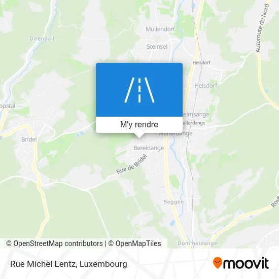 Rue Michel Lentz plan