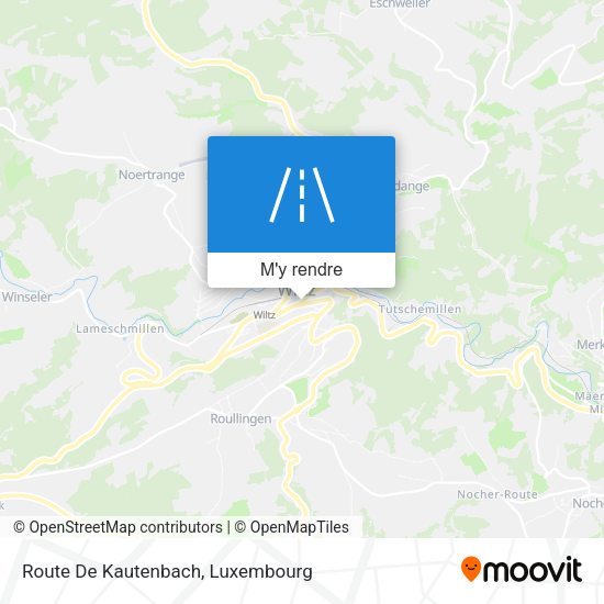 Route De Kautenbach plan