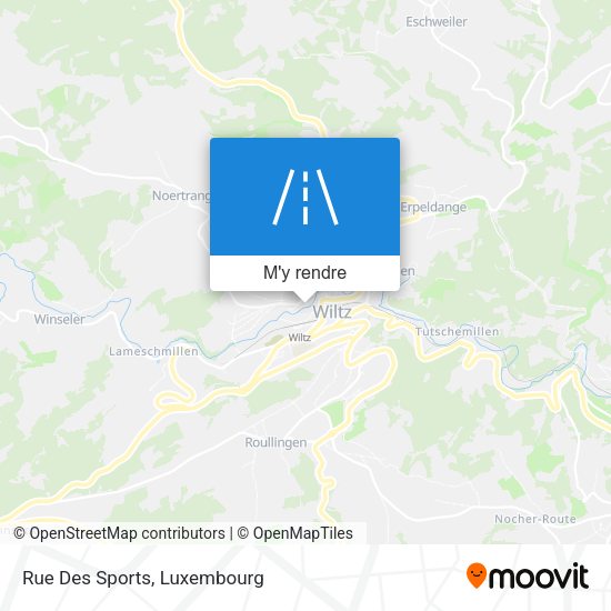Rue Des Sports plan