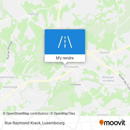 Rue Raymond Krack plan