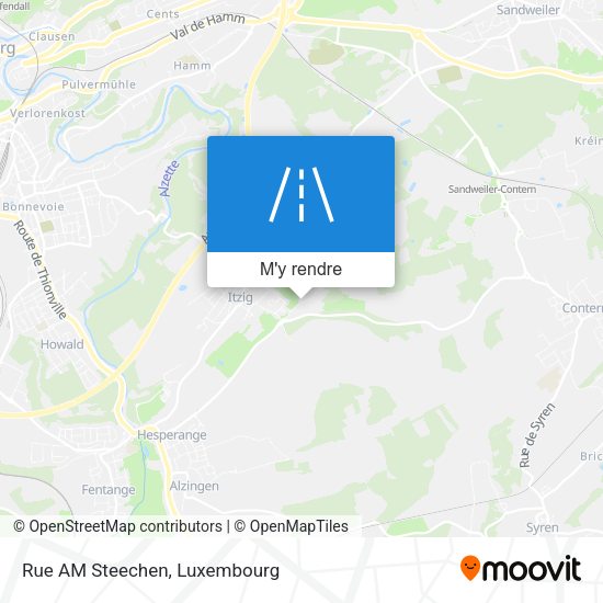 Rue AM Steechen plan