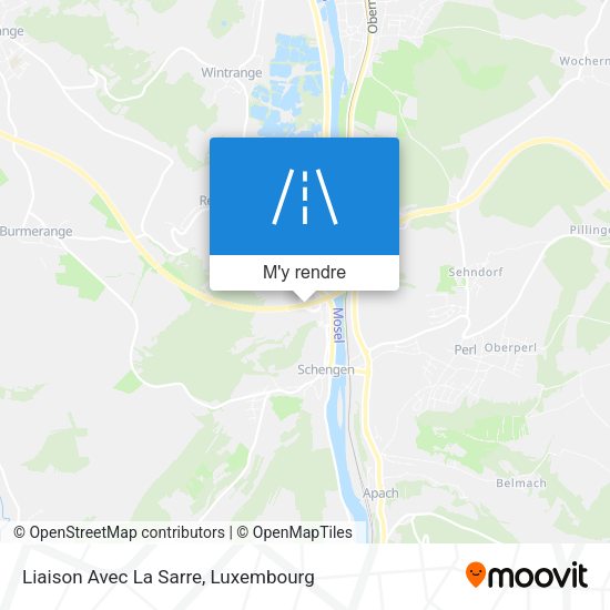 Liaison Avec La Sarre plan