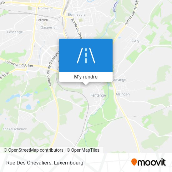 Rue Des Chevaliers plan