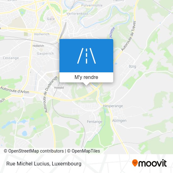 Rue Michel Lucius plan