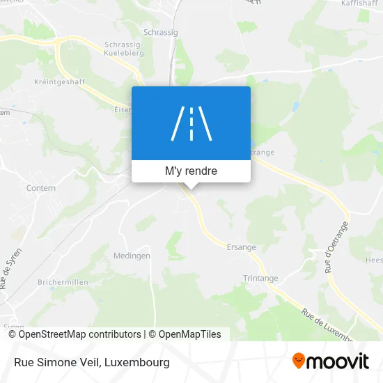 Rue Simone Veil plan