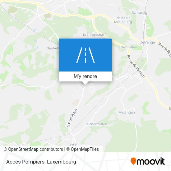 Accés Pompiers plan