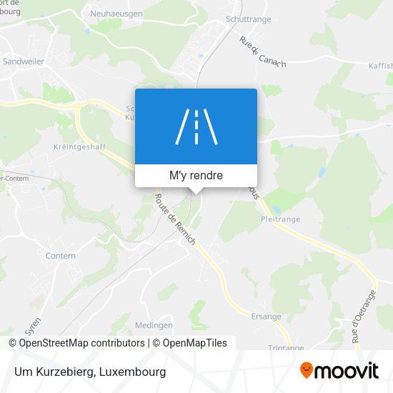Um Kurzebierg plan