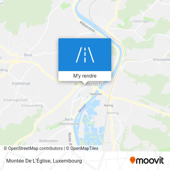 Montée De L'Église plan