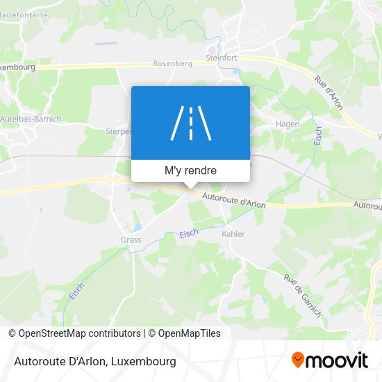 Autoroute D'Arlon plan
