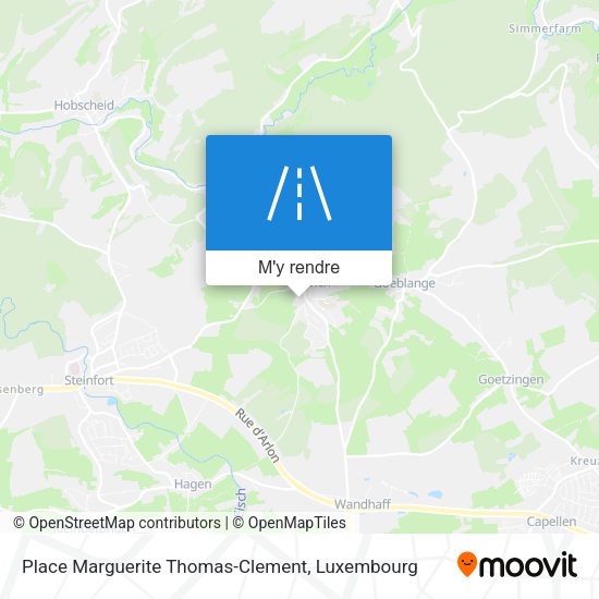 Place Marguerite Thomas-Clement plan