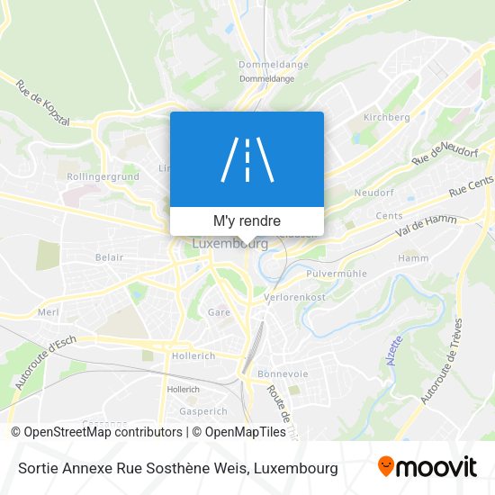 Sortie Annexe Rue Sosthène Weis plan