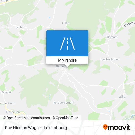 Rue Nicolas Wagner plan