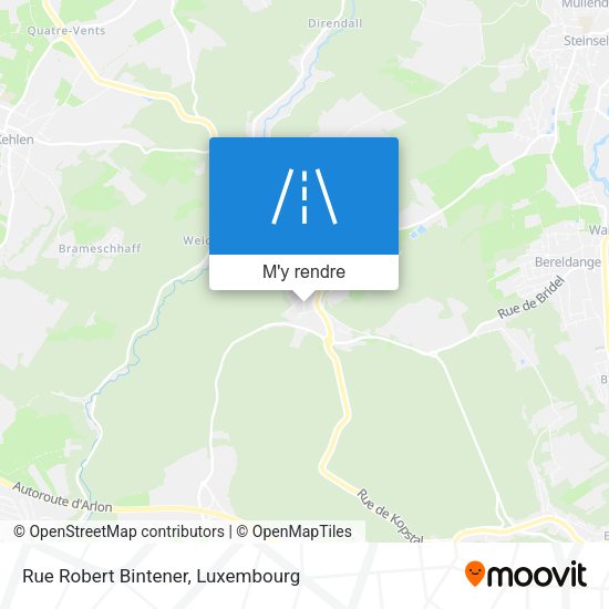 Rue Robert Bintener plan