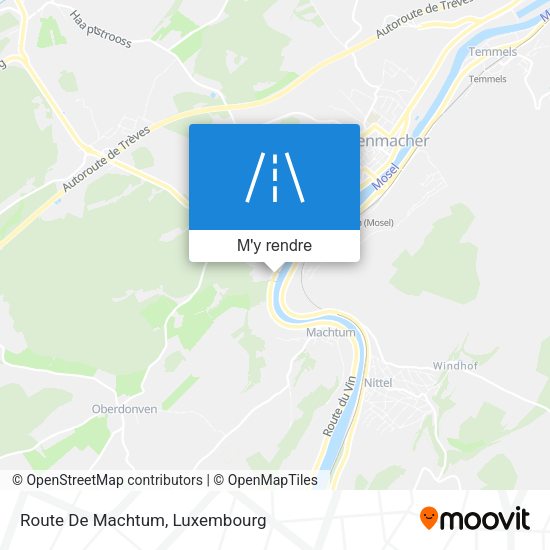 Route De Machtum plan