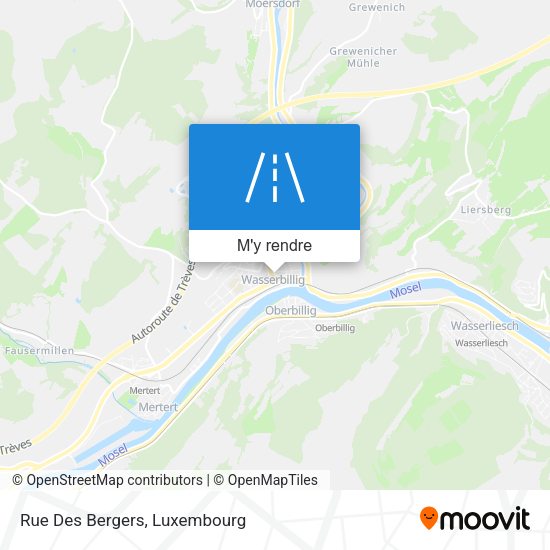 Rue Des Bergers plan