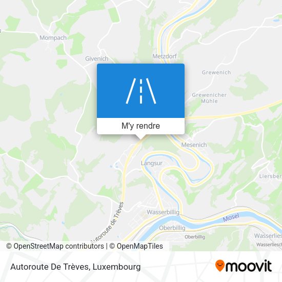 Autoroute De Trèves plan