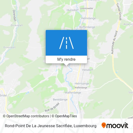 Rond-Point De La Jeunesse Sacrifiée plan