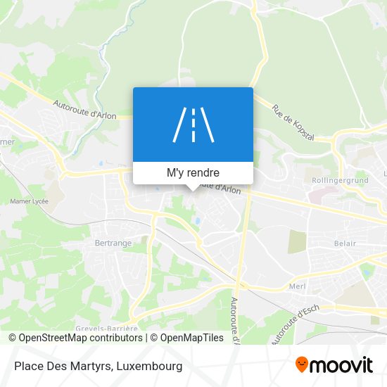 Place Des Martyrs plan