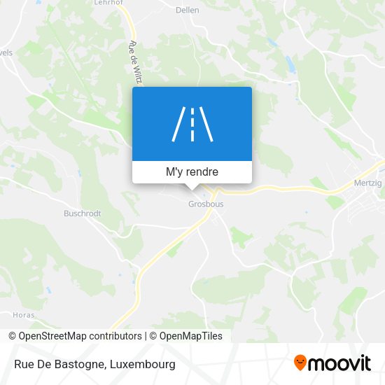 Rue De Bastogne plan