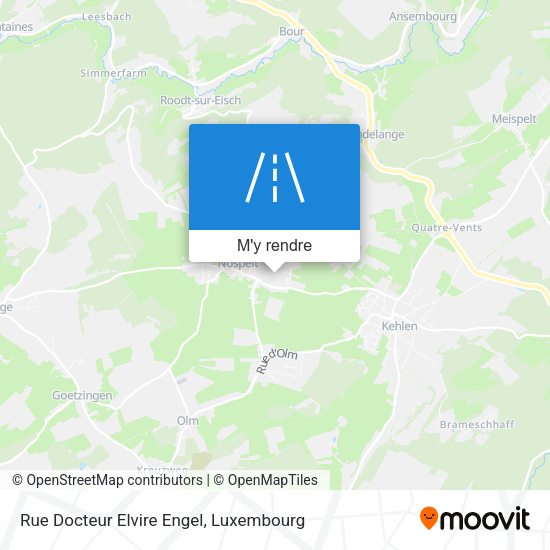 Rue Docteur Elvire Engel plan