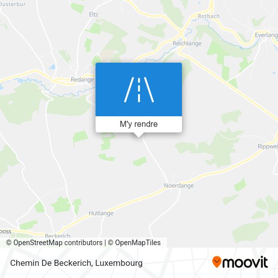 Chemin De Beckerich plan