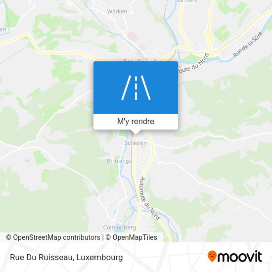 Rue Du Ruisseau plan